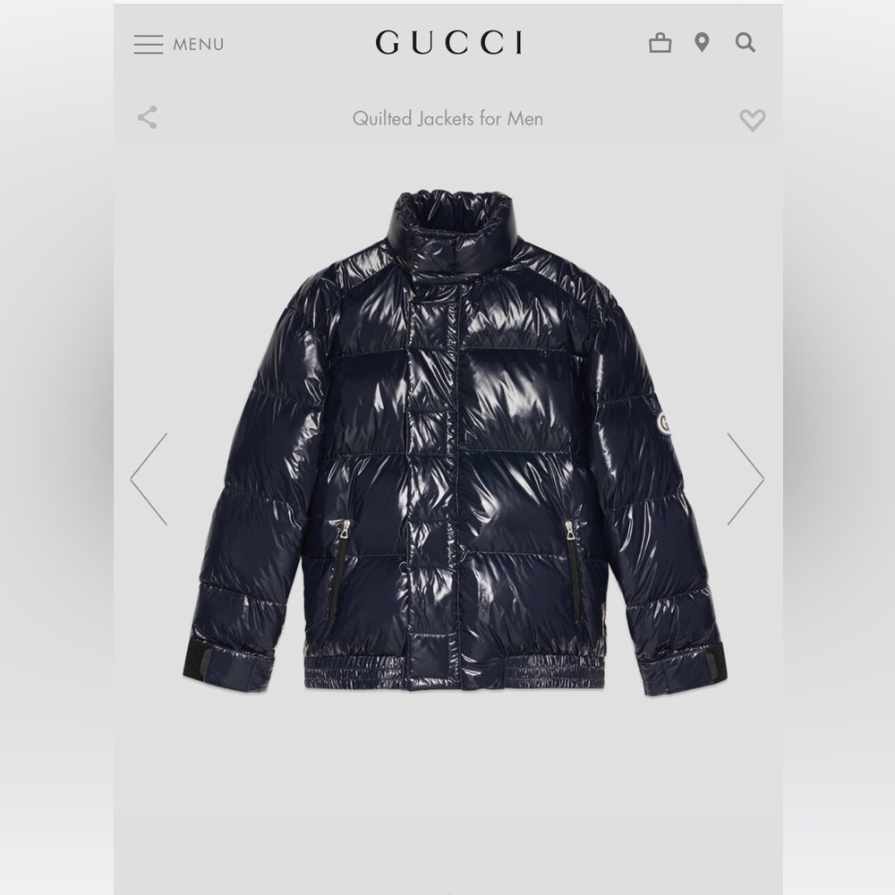 Gucci Down Padded Nylon Jacket